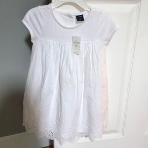 White eyelet sun dress